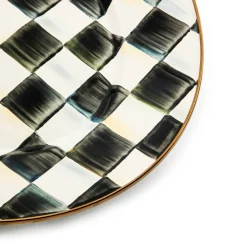 Courtly Check Enamel Oval Platter - Medium|MacKenzie-Childs Sale