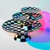 Courtly Check Enamel Pedestal Platter - Mini|MacKenzie-Childs Clearance