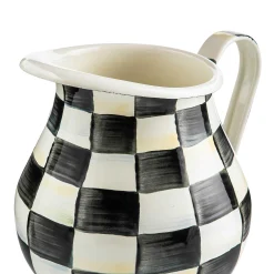 Courtly Check Enamel Pitcher|MacKenzie-Childs