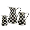 Courtly Check Enamel Practical Pitcher - Large|MacKenzie-Childs Outlet