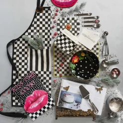 Courtly Check Enamel Recipe Box|MacKenzie-Childs Outlet