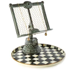 Courtly Check Enamel Round Tray|MacKenzie-Childs Outlet