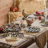 Courtly Check Enamel Salt & Pepper Shakers|MacKenzie-Childs Clearance