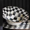 Courtly Check Enamel Serving Bowl|MacKenzie-Childs Discount