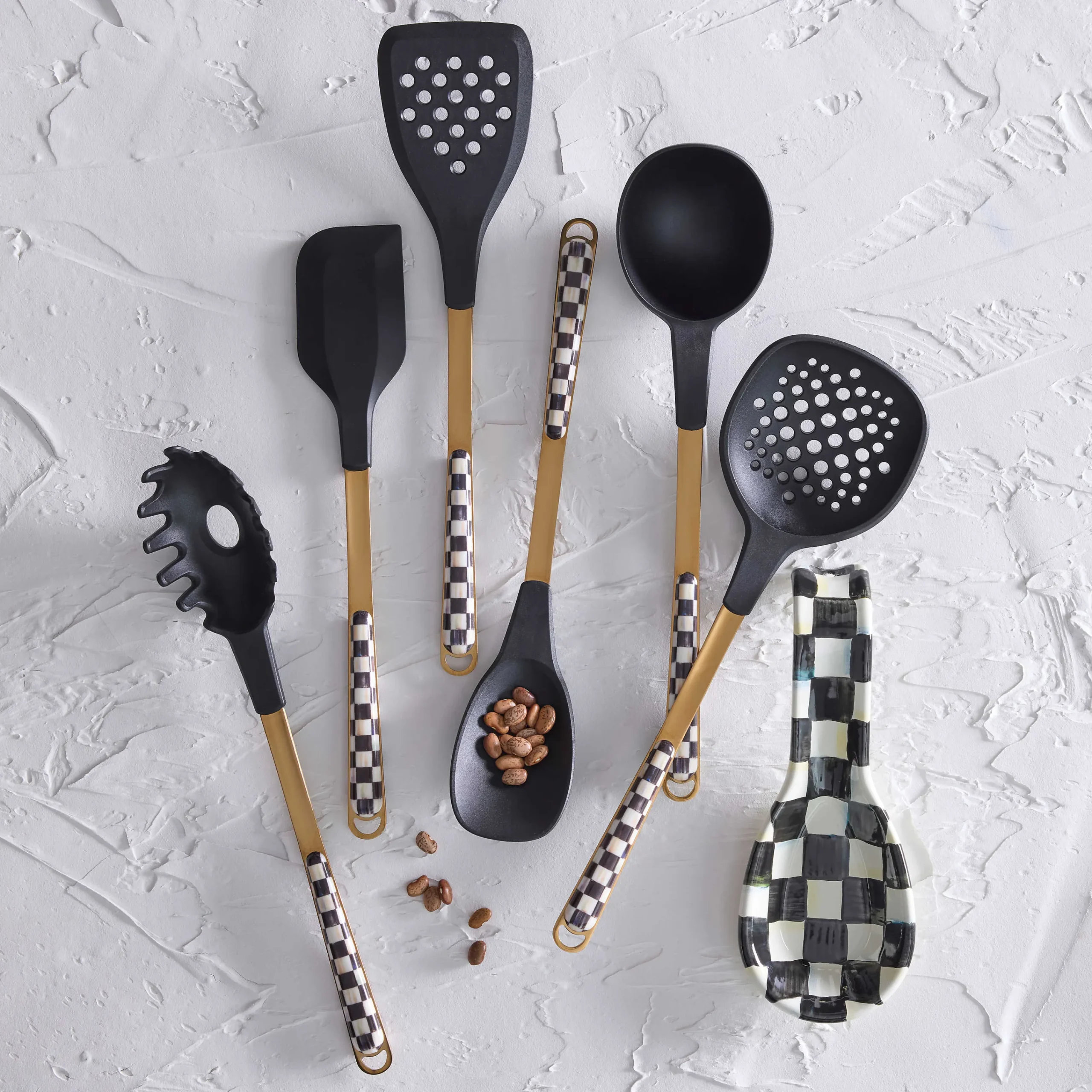 Courtly Check Enamel Spoon Rest|MacKenzie-Childs Discount