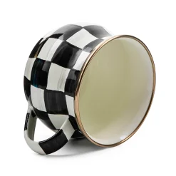 Courtly Check Enamel Teacup|MacKenzie-Childs New