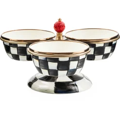 Courtly Check Enamel Triplicity|MacKenzie-Childs Sale