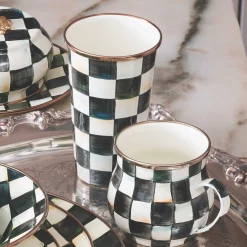 Courtly Check Enamel Tumbler - 20 Ounce|MacKenzie-Childs