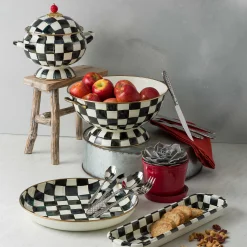 Courtly Check Enamel Tureen|MacKenzie-Childs Sale