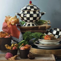 Courtly Check Enamel Tureen|MacKenzie-Childs Sale
