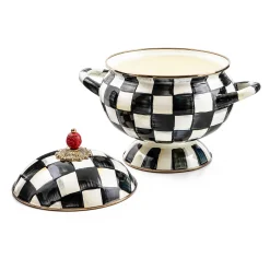 Courtly Check Enamel Tureen|MacKenzie-Childs Sale