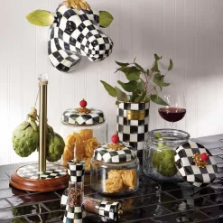 Courtly Check Enamel Utensil Holder|MacKenzie-Childs New