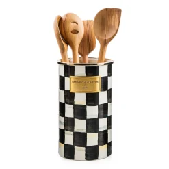 Courtly Check Enamel Utensil Holder|MacKenzie-Childs New