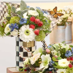 Courtly Check Enamel Utensil Holder|MacKenzie-Childs New