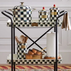 Courtly Check Enamel Utensil Holder|MacKenzie-Childs New