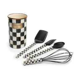 Courtly Check Enamel Utensil Set|MacKenzie-Childs Clearance