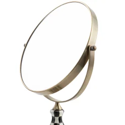 Courtly Check Enamel Vanity Mirror|MacKenzie-Childs Discount