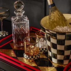 Courtly Check Enamel Wine Cooler|MacKenzie-Childs Online