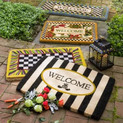 Courtly Check Entrance Mat|MacKenzie-Childs New