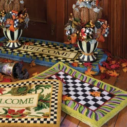 Courtly Check Entrance Mat|MacKenzie-Childs New