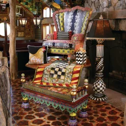 Courtly Check Floor Lamp|MacKenzie-Childs Sale