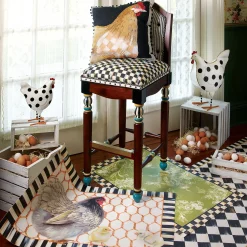 Courtly Check Floor Mat - 3' X 5'|MacKenzie-Childs Hot