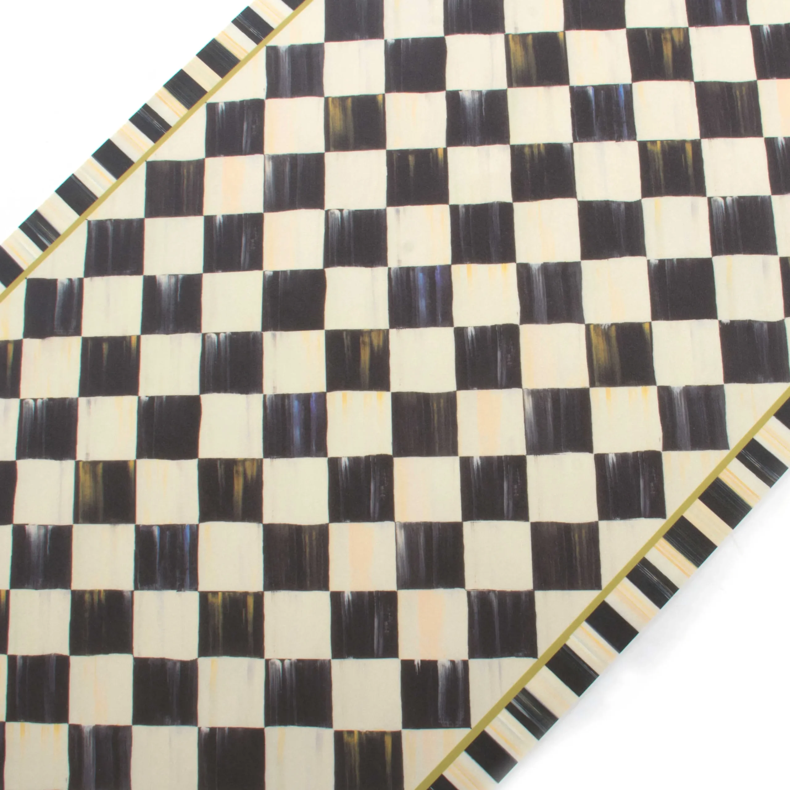Courtly Check Floor Mat - 2'6" X 8' Runner|MacKenzie-Childs