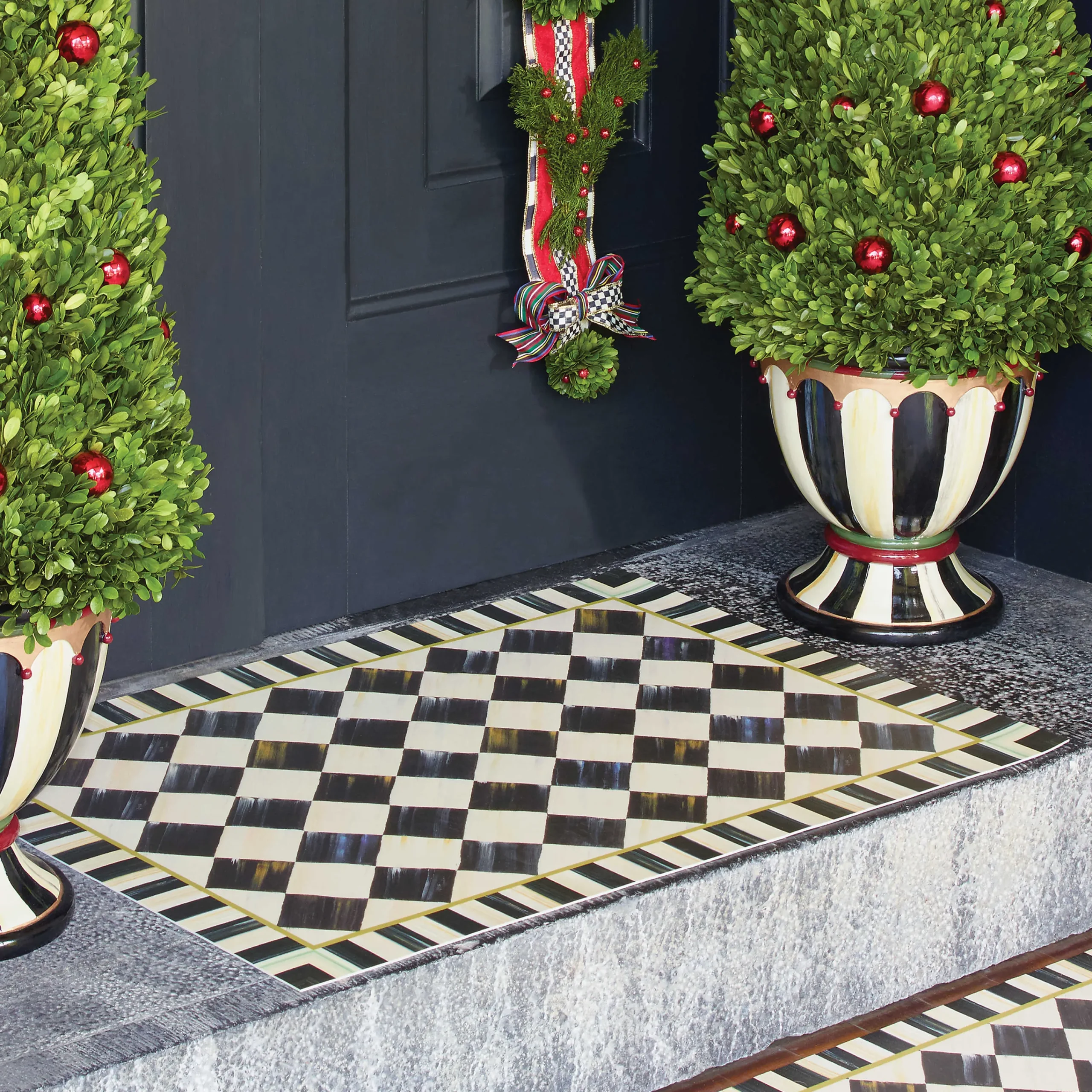 Courtly Check Floor Mat - 2' X 3'|MacKenzie-Childs New