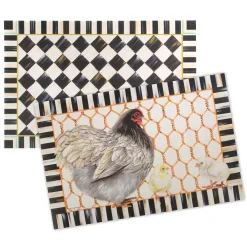 Courtly Check Floor Mat - 2' X 3'|MacKenzie-Childs New