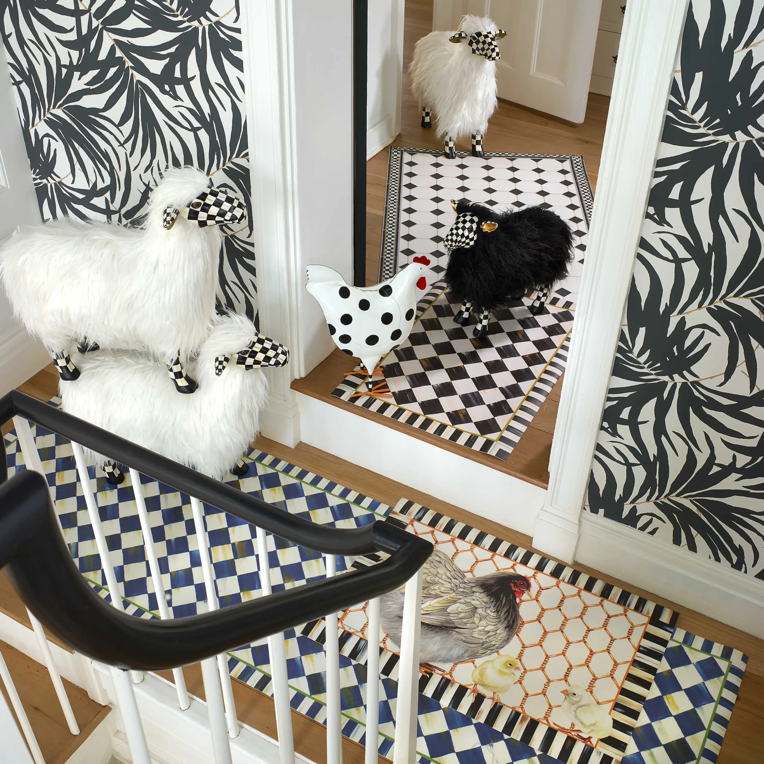 Courtly Check Floor Mat - 2' X 3'|MacKenzie-Childs New