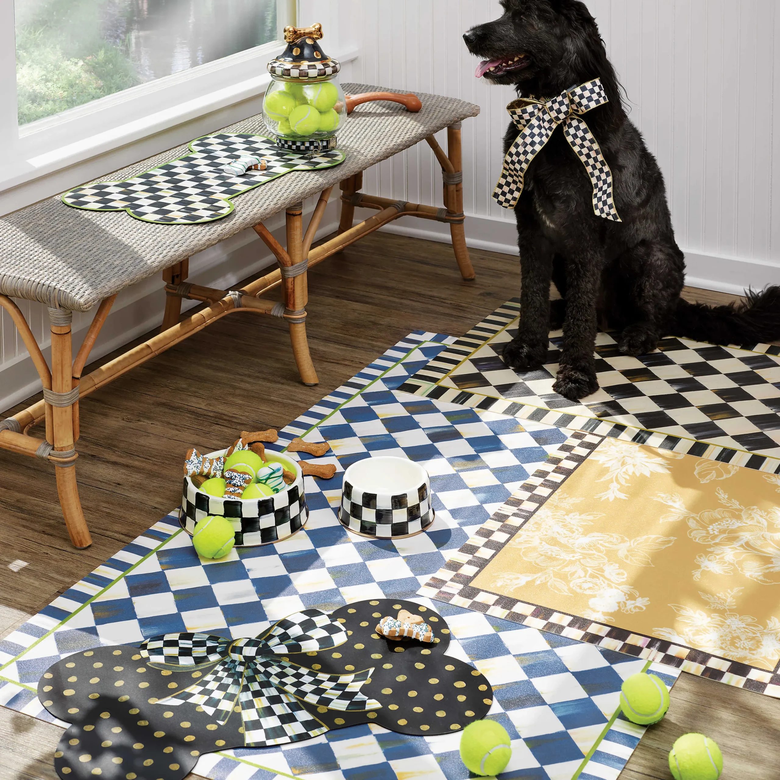 Courtly Check Floor Mat - 2' X 3'|MacKenzie-Childs New