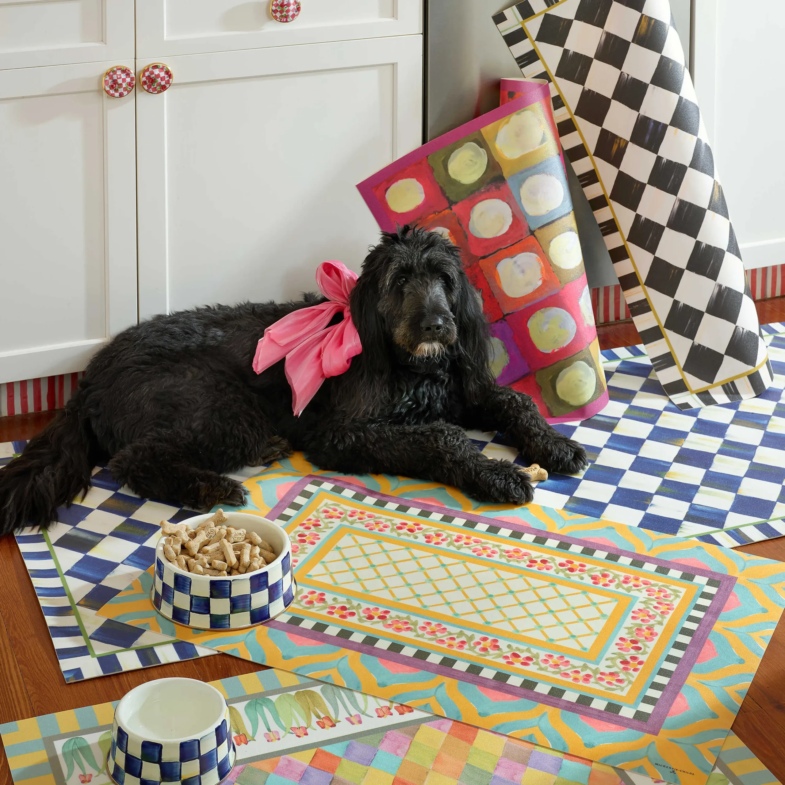 Courtly Check Floor Mat - 2' X 3'|MacKenzie-Childs New