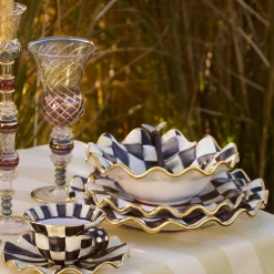Courtly Check Fluted Breakfast Bowl|MacKenzie-Childs Best