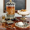 Courtly Check Fluted Cake Stand|MacKenzie-Childs Outlet
