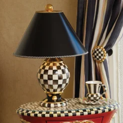 Courtly Check Globe Lamp|MacKenzie-Childs Best