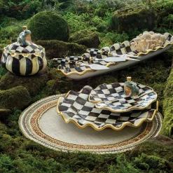 Courtly Check Hors D'Oeuvre Tray|MacKenzie-Childs Clearance