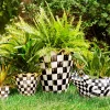 Courtly Check Jumbo Garden Pot|MacKenzie-Childs Outlet