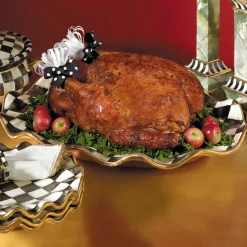 Courtly Check Large Serving Platter|MacKenzie-Childs Best