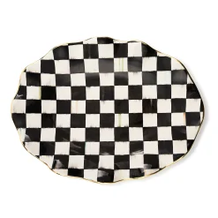 Courtly Check Large Serving Platter|MacKenzie-Childs Best