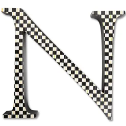 Courtly Check Letter - N|MacKenzie-Childs Hot