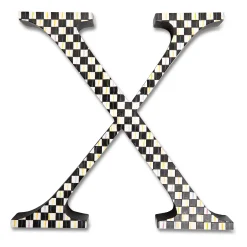Courtly Check Letter - X|MacKenzie-Childs New