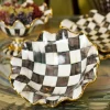 Courtly Check Medium Fluted Serving Bowl|MacKenzie-Childs Discount