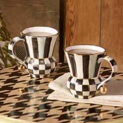 Courtly Check Mug|MacKenzie-Childs Clearance