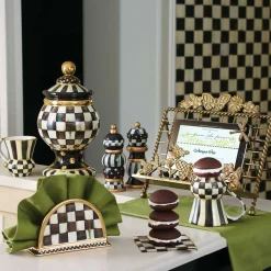 Courtly Check Napkin Holder|MacKenzie-Childs Clearance