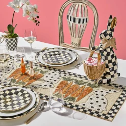 Courtly Check Orchid Drop In|MacKenzie-Childs Discount