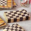 Courtly Check Paper Napkins - Guest - Gold|MacKenzie-Childs Outlet