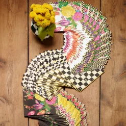 Courtly Check Paper Napkins - Dinner - Gold|MacKenzie-Childs Best