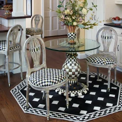 Courtly Check Pedestal Table Base|MacKenzie-Childs New