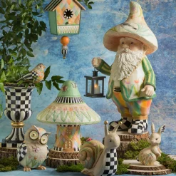 Courtly Check Pedestal Urn|MacKenzie-Childs Clearance