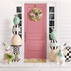 Courtly Check Pedestal Urn|MacKenzie-Childs Clearance
